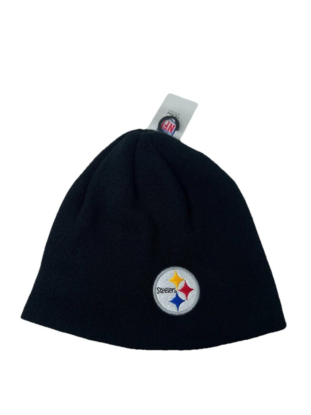 Pittsburgh Steelers Knit Beanie Hat Skull Cap NFL Team Apparel Logo Football NWT - Picture 1 of 4